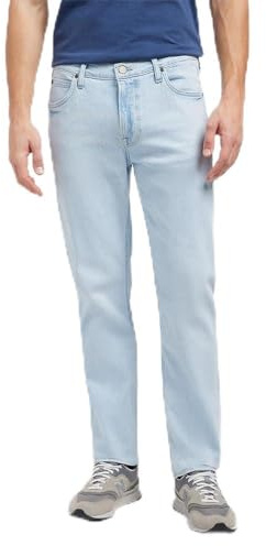 Lee Uomo Jeans West, Regular Straight Fit, Straight Leg, Seafoam, 34W / 30L