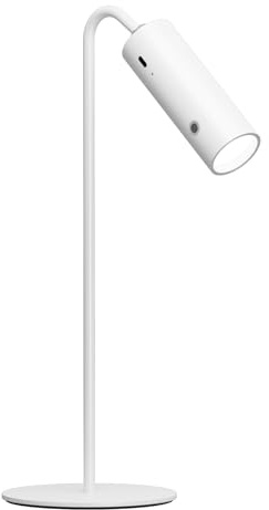 EMKE LED Tischlampe kabellos, 6-in-1 Wiederaufladbare Tischlampen, dimmbar, mit Touch LED, weiß, Tischlampe Outdoor, 3 Farbmodi, 360° einstellbare magnetische Wandleuchte, USB-C, IP20