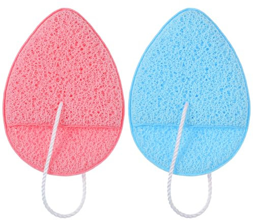 2 spugne per il trucco, spugne per la pulizia del viso, spugne compresse, cellulosa, spugne per il viso, spugne compresse per struccante, pulizia del viso