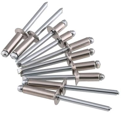M3 M3.2 M4 M5 304 Stainless Steel Blind Rivet Countersunk Head Pull Rivet Decoration Nail Socket Nail Fat Head Aluminum Pull(M5 (20PCS),16mm)