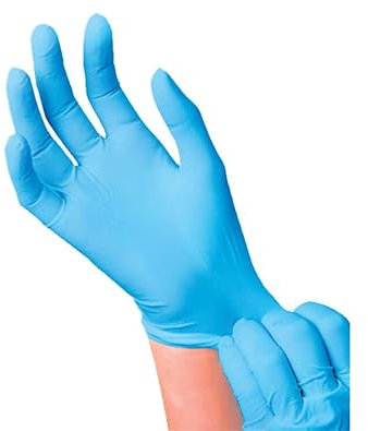 FERCASASHOP® Guanti Monouso in Nitrile, Blù 3,50g - Taglia S-M-L-XL (1000, Piccola S/6)