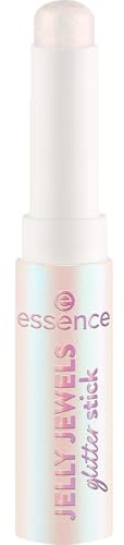 essence Iluminador JELLY JEWELS glitter stick, de larga duración, rociado, reluciente, color intenso (2.5g)