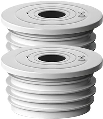 Abfluss-Dichtungsring – 2er-Set Silikon-Waschmaschinen-Ablaufschlauchdichtung, geruchsdichter Abflussstopfen für Badezimmer, Badewanne und Waschküche, verhindert Rückgerüche und Lecks