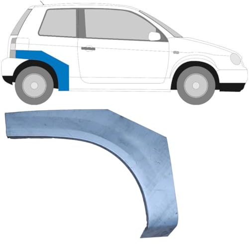 Reparaturblech Kotflügel hinten für Volkswagen Lupo 1998-2005 / Rechts