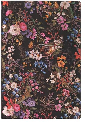 Floralia Mini Lined Softcover Flexi Journal: Flexi softcover, 80 gsm, ribbon marker, pouch, book edge printing (William Kilburn)
