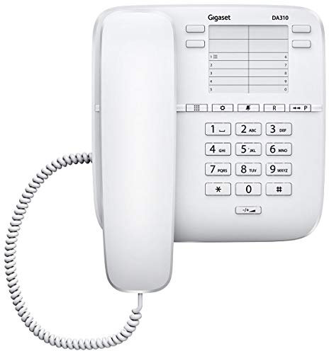 Gigaset DA310 Blanc DA310 Blanc Téléphone Filaire Blanc