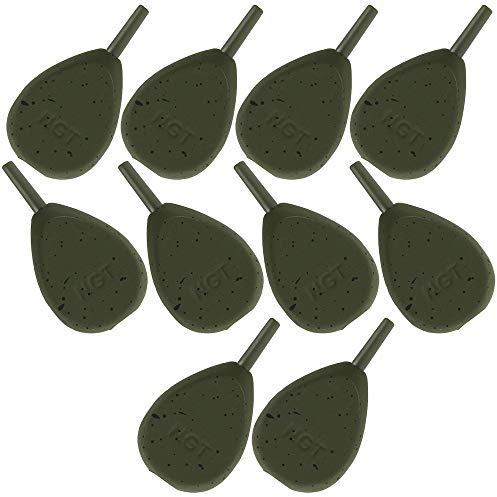 10x Carp Fishing Casting Ledger Weights 1.5oz 2oz 2.5oz 3oz 3.5oz Inline Style NGT
