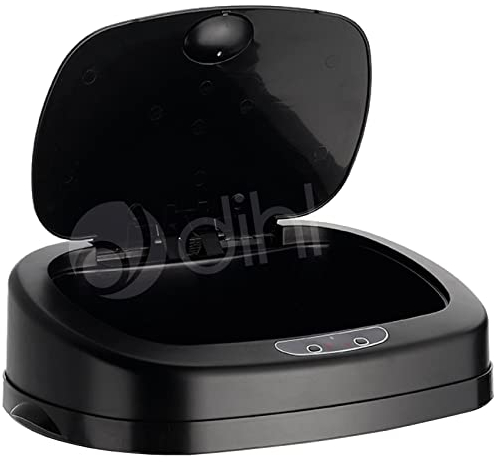 Replacement Black Onyx Rectangle Sensor Bin 30L 42L & 50L Lid Origin Dihl & Morphy Richards