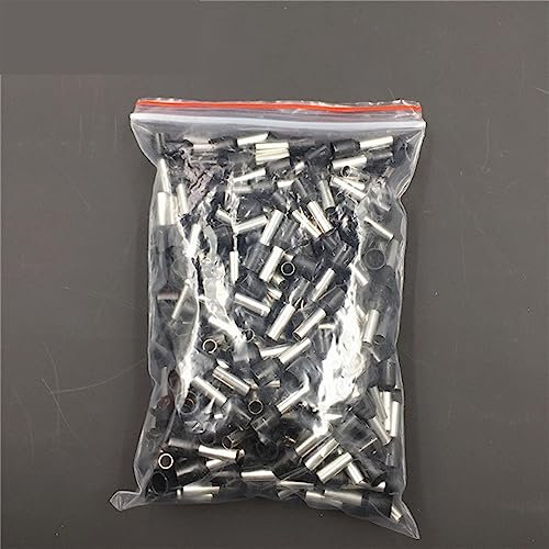 NALsa 1000 Stück E7508 Rohrisolierende isolierte Klemme 0,75 mm2 20 AWG Kabeldrahtverbinder Isolierender Crimp E Schwarz Gelb Blau Rot (Color : Blue)