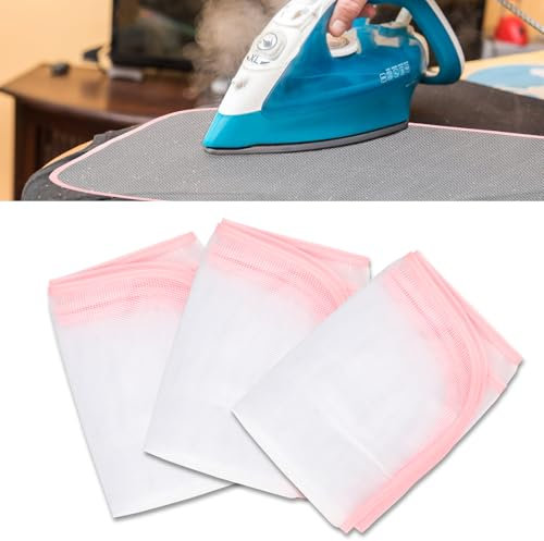 Protective Ironing Scorch Mesh Cloth, 3 Pcs Pressing Cloth for Ironing Scorch Mesh Cloth, Scorch-Saving Ironing Protector Pressing Cloth Pad, Scorch-Saving Ironing Protector Insulation Pad for Sewing