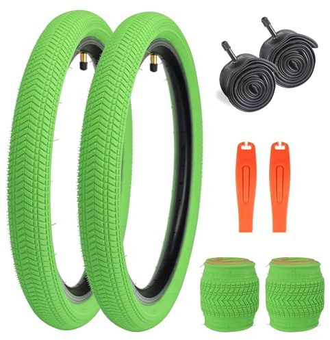 ZUKKA 2er Set Fahrradreifen 16/20 x2.125 Fahrrad Reifen und 2pcs Schlauch | Bike Tires Mantel für BMX,MTB Mountainbike,Dreirad,Crusier Bicycle