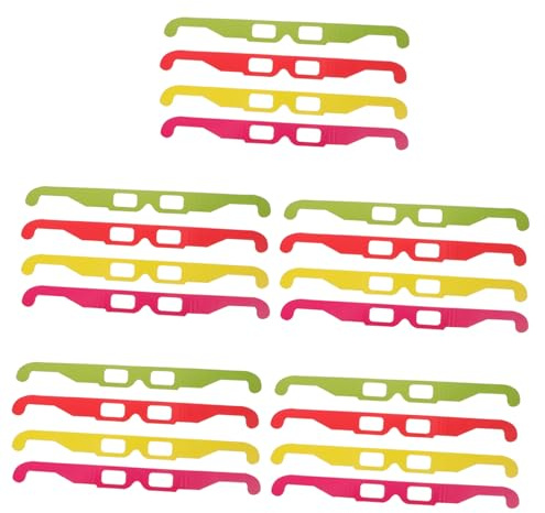 CIYODO 3d Viewing Glasses 3d Glasses for Movies Lightweight Cardboard Frame Comfortable Fit for Home Cinema Gaming Entertainment Suitable for Adults and Boys and Girls