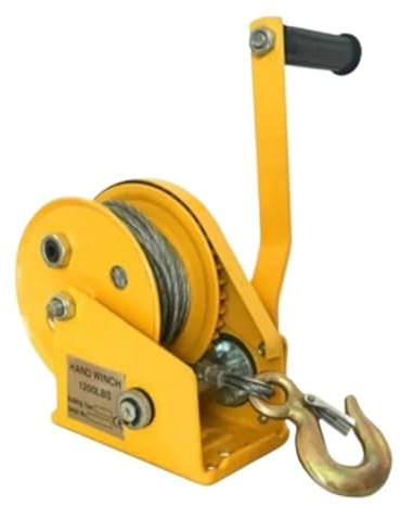 Montacargas eléctrico Dispositivo de bloqueo automático bidireccional, cabrestante Manual pequeño, Mini cuerda de alambre con gancho, polipasto de tracción portátil Polipasto Cabrestante Eléctrico