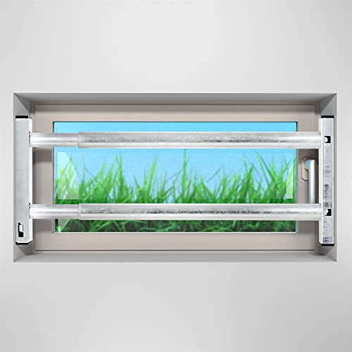 VOSS Fenstersicherung Sicherungsstange Türsicherung Einbruchschutz 2Fach 1000-1700mm verzinkt