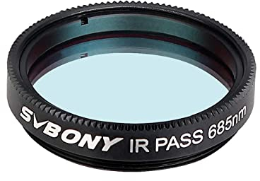 Svbony SV183 IR Pass 685nm Filter Reduce the Effects of Seeing for Planetary Photography (1.25in)