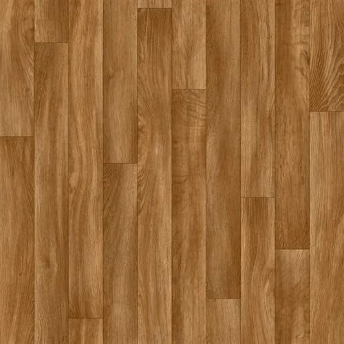 VINYL FLOORING UK Wood Effect Anti Slip Vinyl Flooring Roll Home Office Kitchen Bedroom Bathroom Lino Modern Design 2M 3M 4M