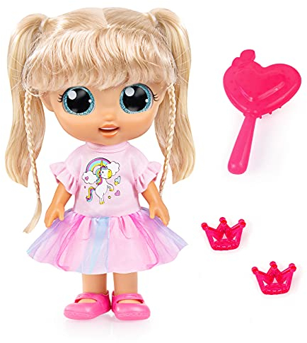 Bayer Design 93221AD City Girl Puppe interaktiv mit Haaren, Spielpuppe, mit Geräuschen, sprechend, Zubehör