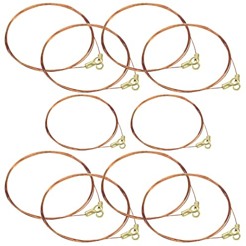 BAUTEC Schneidedrähte universal 10 Stück » Länge 150 cm » individuell kürzbar » für Styroporschneider » Heizleiterdraht