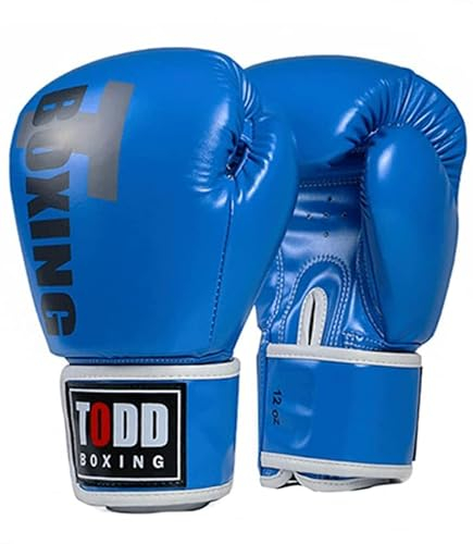 Boxhandschuhe Manner Boxhandschuhe for Männer Und Frauen, Trainingshandschuhe for Boxsack – Muay Thai, Kickboxen, MMA, 8 OZ 10 OZ 12 OZ (Color : B, Size : 8 oz)