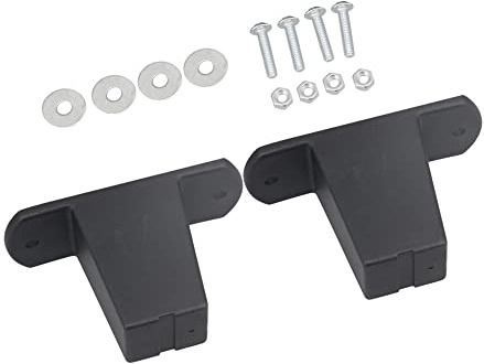 Mxfans 2 patas de plástico para equipaje, accesorios de maleta, distancia entre orificios de 2,59 pulgadas