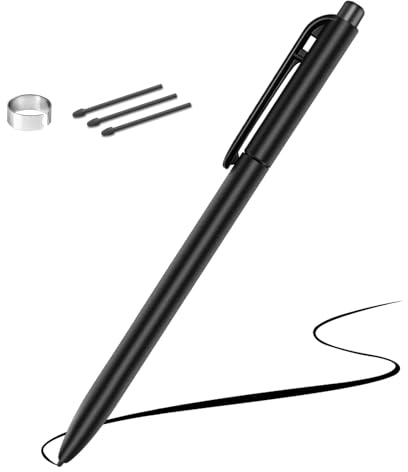 EMR Stylus con borrador, notable 2 bolígrafos (incluye 3 puntas adicionales), sensibilidad a la presión 4096, rechazo de palma, bolígrafo EMR compatible con Wacom/Kindle Scribe/Remarkable 2 Tablet y