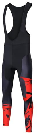 Ugly Frog Salopette Termica Lunga per Ciclismo Uomo con 20D Gel Imbottita Cuscino per Inverno RKMY01