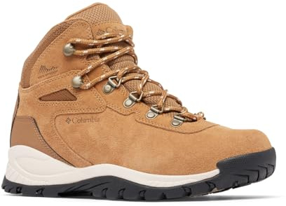 Columbia Womens Newton Ridge Plus Waterproof Amped, Elk/Dark Stone, 11