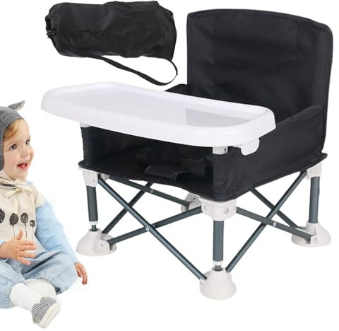 Baby Campingstuhl - Klappender Hochstuhl Für Unterwegs, Tragbarer Strand- und Reisestuhl Für Kleinkinder 3-36 Monate