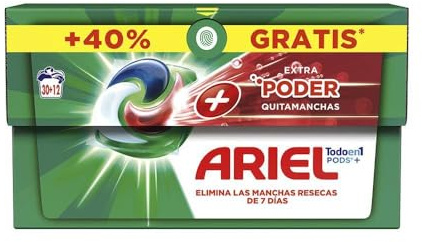 Ariel Pods Extra Poder Quitamanchas 3En1 Detergente 42 Caps