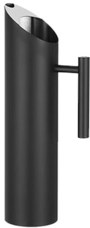 VUIUYOIES Jarra de metal inoxidable con protección contra el hielo, jarra de agua duradera para fiestas, jarra de acero inoxidable con tapa, 2.0L
