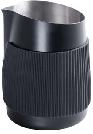 Coffee Steaming Pitcher - Milk Frothing Jug, Latte Art Pitcher | Taza espumosa de acero inoxidable, extractor de café capuchino para viajes al aire libre 420 ml y calentador de leche para herramientas