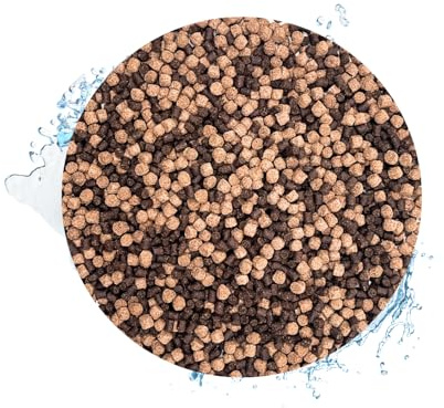 Warnick's Fischfutter Koifutter ColdCare Premium 6 mm - 15 Liter Tüte | Koifutter für Herbst, Winter & Frühjahr - Sinkend & schwimmend - Schonend bei niedrigen Wassertemperaturen