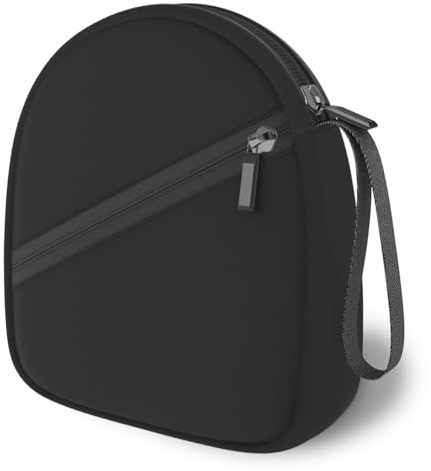 Headphone Headset Case Bag Compatible with JBL Tune/Sony/BERIBES/Soundcore by Anker/TOZO/KVIDIO/JLab/Bose On-Ear Headphones, Black