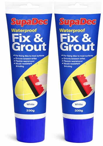 Waterproof Fix & Grout 330g – Pack of 2 | Ready Mixed Repair Paste for Tiles, Grout & Joints | Water Resistant, Crack Filling, Easy Apply