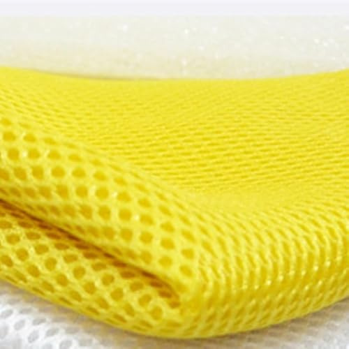 1.4x0.5m Högtalare Dammduk Grill Filter Tyg Mesh Skyddshögtalare (Yellow)