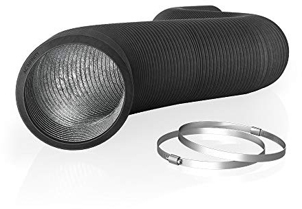 AC Infinity Flexibler 200 mm Aluminium-Luftkanal, Strapazierfähiger vierlagiger | Strapazierfähiger vierlagiger Schutz, 7,6 m lang für Heizung, Kühlung, Lüftung und Abluft | Schutz, 7,6 m lang für Heizung, Kühlung, Belüftung und Auspuff