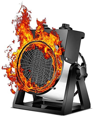 SXZHSM Outdoor Patio Stufa Portatile PTC Ceramica Serra Termoventilatore Electric Fan Heater All'aperto Stufetta Riscaldatori per La Casa A Bassa Energia per Camera Camping Garden Garage