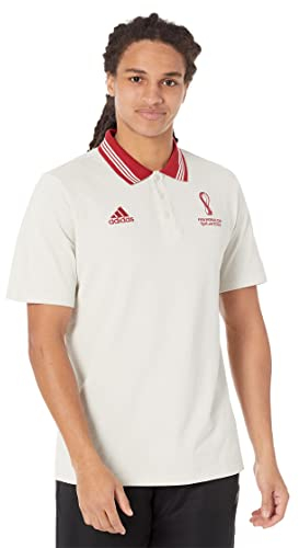adidas WM 2022 Herren Tee, Talc (Emblem) (Polo), L