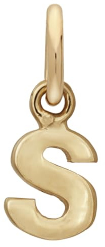 JC Schmuck | Buchstaben Goldanhänger | Anhänger 585 Gelbgold | Initialien Kettenanhänger Unisex Kinder Damen inkl. Schmucketui 14 Karat | 283 077