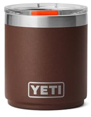 YETI Rambler 10 oz Stackable Lowball 2.0, Vacuum Insulated, Stainless Steel with MagSlider Lid, Wetlands Brown