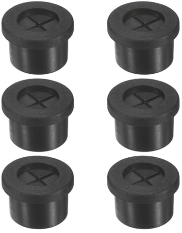 M METERXITY 6-Pack Passacavi In Gomma Per Cablaggio 14mm Passacavi Doppia Faccia Flessibile Per Cavi Copriforo Per Scrivania Per Protezione Cavi/Fili Passacavi Per Cavi [Nero] | Doppia Faccia Flessibile, Per Cavi, Per Cablaggio, Per Cavi Copriforo Per Scrivania, Per Protezione Cavi/Fili