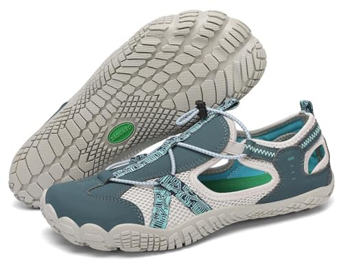 SAGUARO Herr Vandring Sandaler Stängd Toe Vandring Sandaler Halkfria Andningsbara, 39-47 EU, Blå, 44 EU