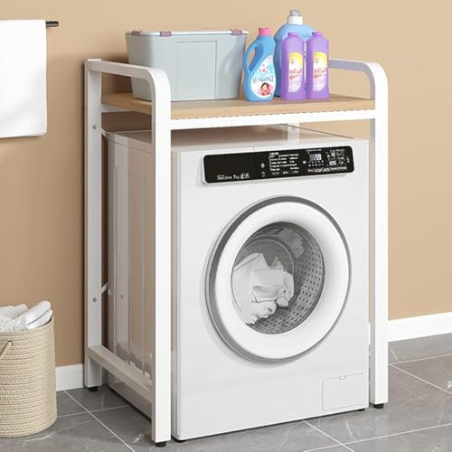 Étagère pour Lave-Linge et sèche-Linge, Meuble de Rangement pour Machine à Laver, Meuble à Tambour pour Machine à Laver, Meuble de Rangement pour Machine à Laver, pour Salle de bai