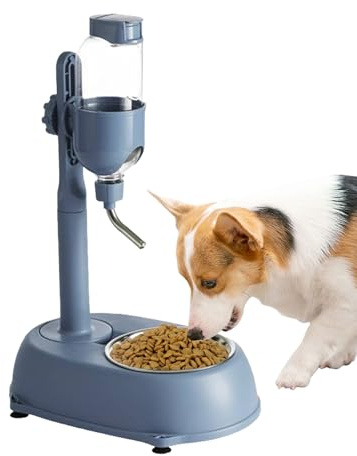 Dispensador de Agua para Mascotas para Gatos – Dispensador de Agua para Perros – Fácil de Usar dispensador de llenado por Parte de 500 ml para Perros de Pelo Largo – Botellas