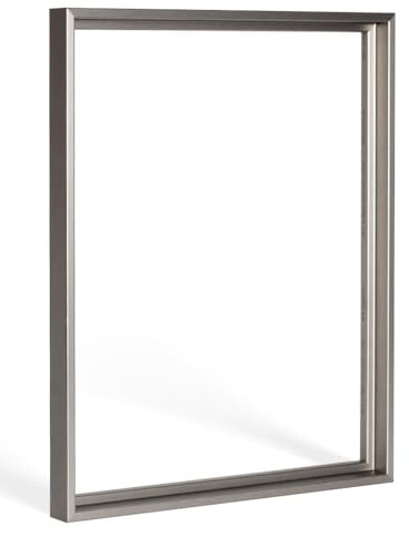 Haak Schattenfugenrahmen Lico 70x100cm Edelstahl Selbstmontage Bausatz DIY