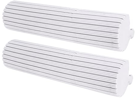 WOFASHPURET Repuestos para Cabezal De Trapeador De Esponja PVA 2 Piezas 27 Cm Absorbente Gris Recambio para Limpieza De Suelos Madera Azulejos Uso Doméstico y Automotriz