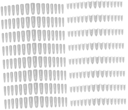 Oshhni 240 capsules à ongles professionnelles pour débutants, idéales pour la création de nail art et le bricolage à domicile. Outil de manucure haute, Ovale