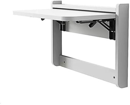 Klappbarer Wandtisch, platzsparend, für Zuhause, Büro, Küche, Waschküche und Esszimmer, funktionaler klappbarer Arbeitsplatz, Größe: 53 x 37 cm, Rosa