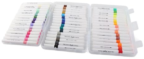 Sorandy Pennarelli Graffiti Lucentezza a Lunga Durata Inchiostro a Base D'acqua a Forte Copertura, 48x Scena applicabile: Metallo, Vetro Porcellanato (48 colori)