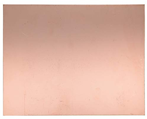 sourcing map Einseitige kupferkaschierte Laminat Leiterplatte FR4 250x200mm 9.84x7.87 Zoll 1.5mm Dicke DIY Prototyp PCB Tafel Namensschild
